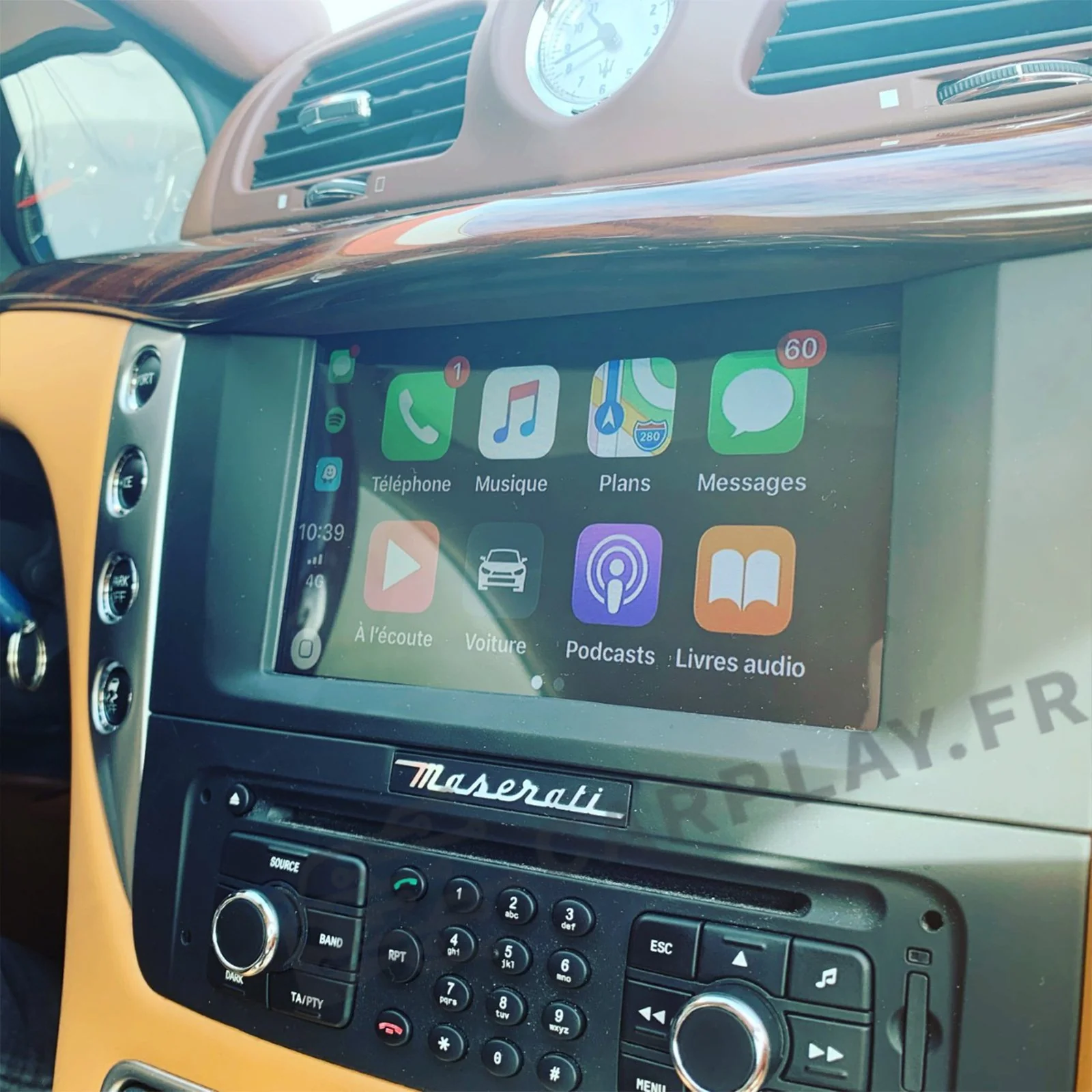 Apple Carplay pour Maserati GranTurismo à partir de 2008 - Image 3