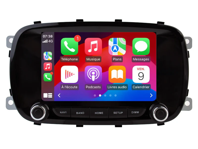 Autoradio Carplay Fiat 500X 2014-2017 - Image 2