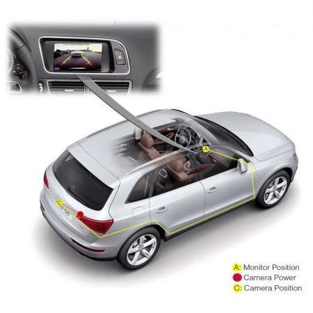 Caméra de recul poignée pour Audi A3, A4, A5, A6, Q3, Q5, Q7 - Image 5