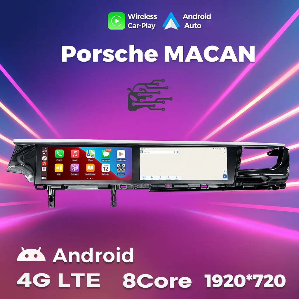 Double écran Carplay Porsche Macan 2014-2018 - Image 3
