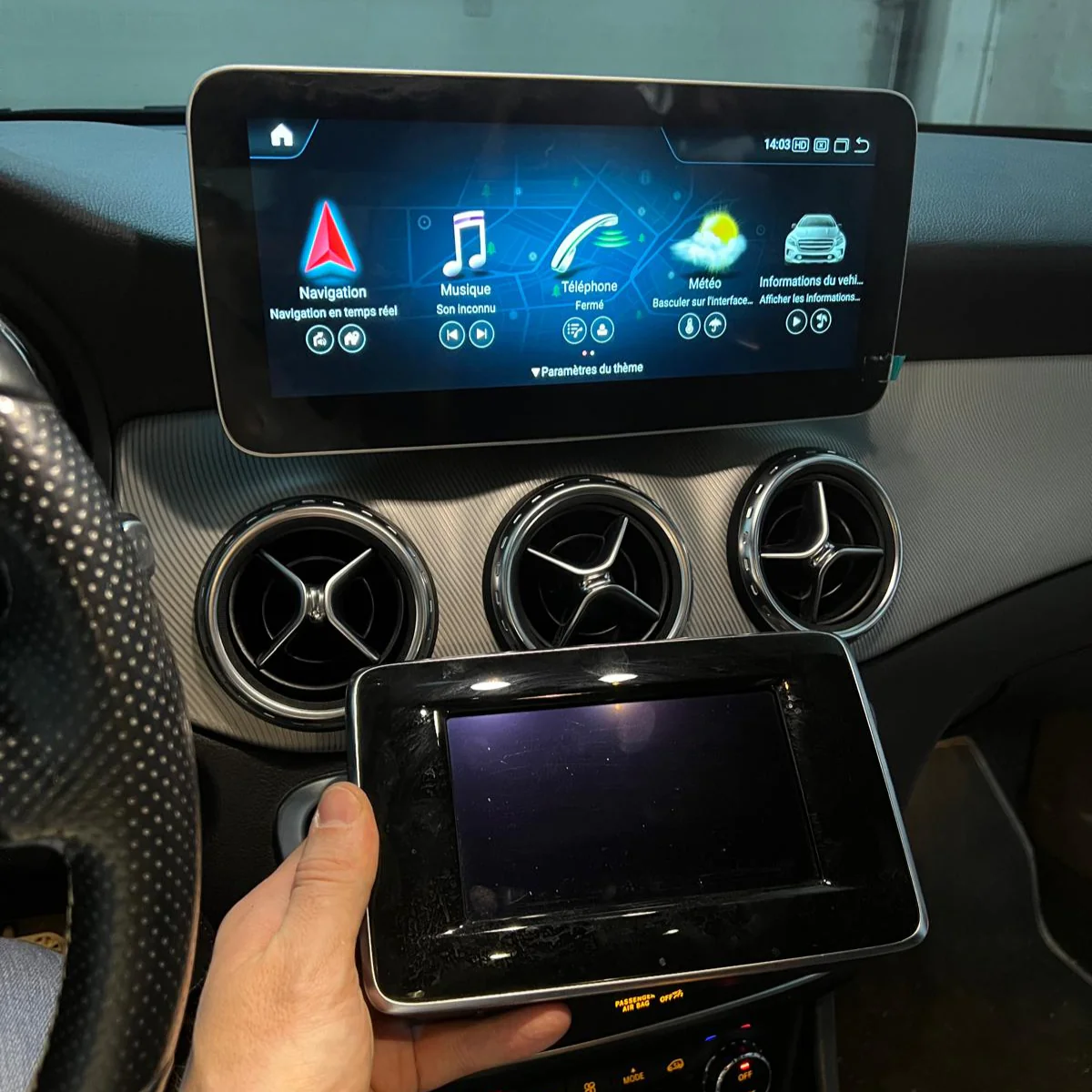 Autoradio GPS Android 13 Mercedes Classe A, B, CLA, GLA