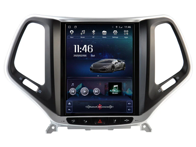 Grand écran Carplay pour Jeep Cherokee de 2016 à 2019 - Image 4