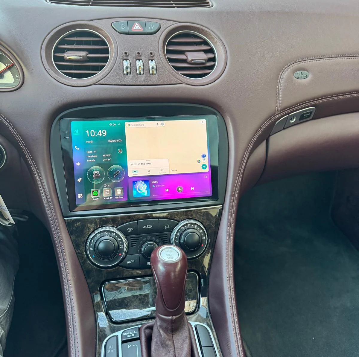 Ecran Carplay Mercedes SL