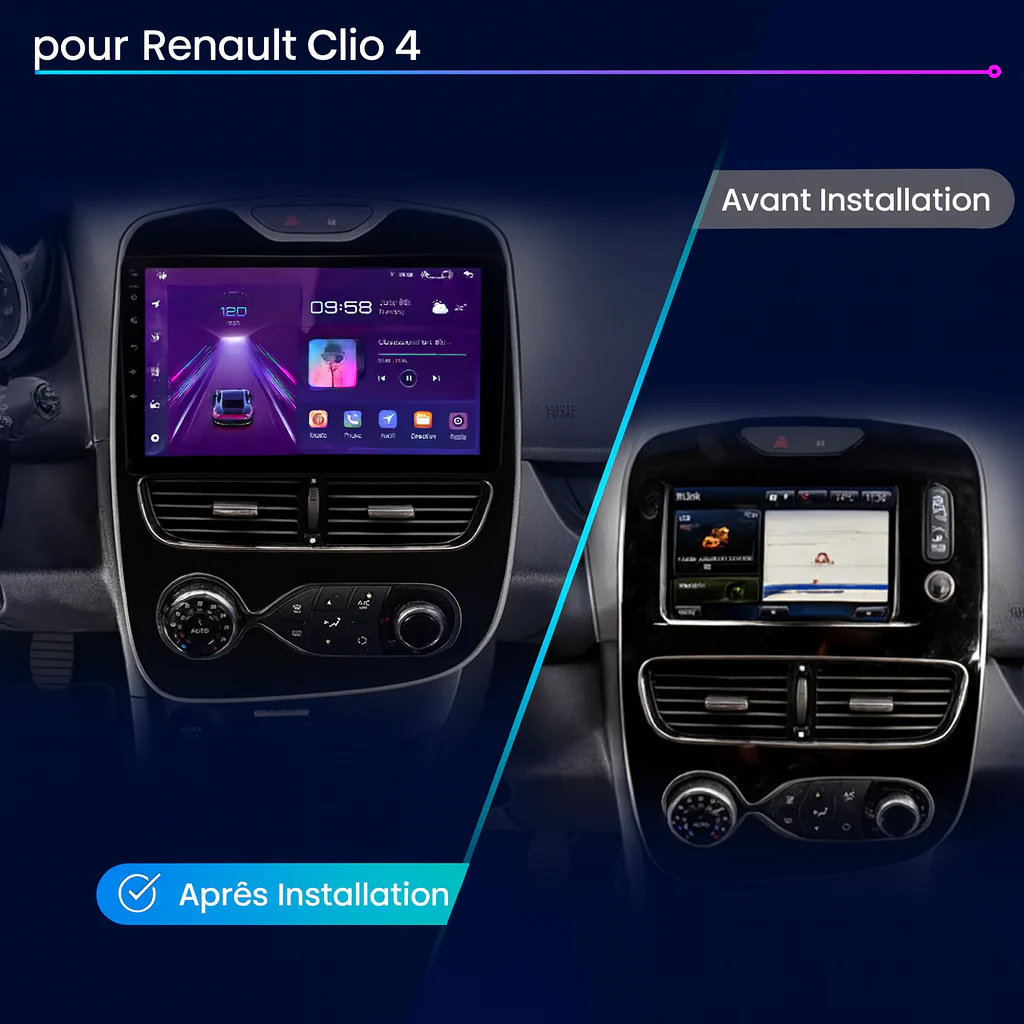 Ecran Carplay pour Renault Clio 4 - Image 3