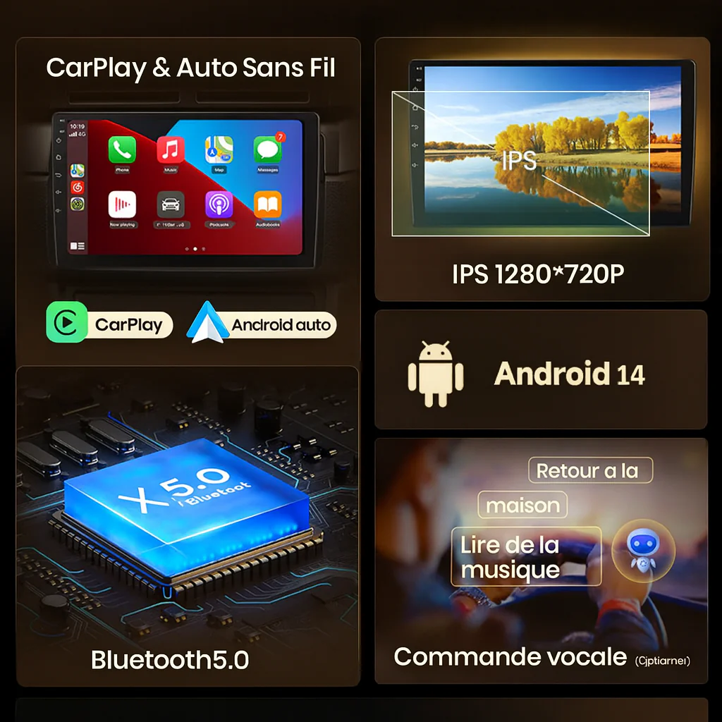 Ecran Carplay pour Renault Clio 4 - Image 4